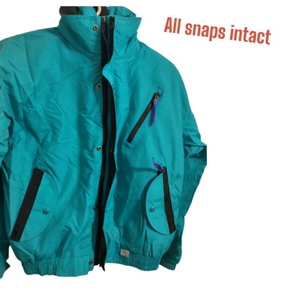 Vtg Colorblock Ski Coat High Seas Foul Weather Gear S Sailing Boating Snowboard. - Picture 9 of 16